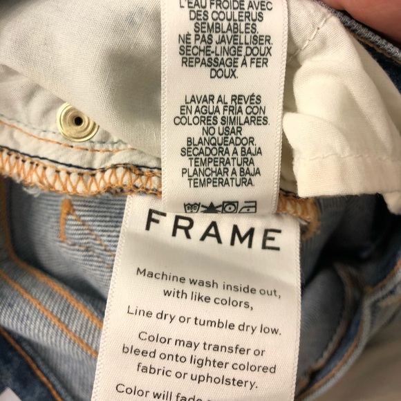 FRAME le High Straight Zip Jean - Picture 9 of 9